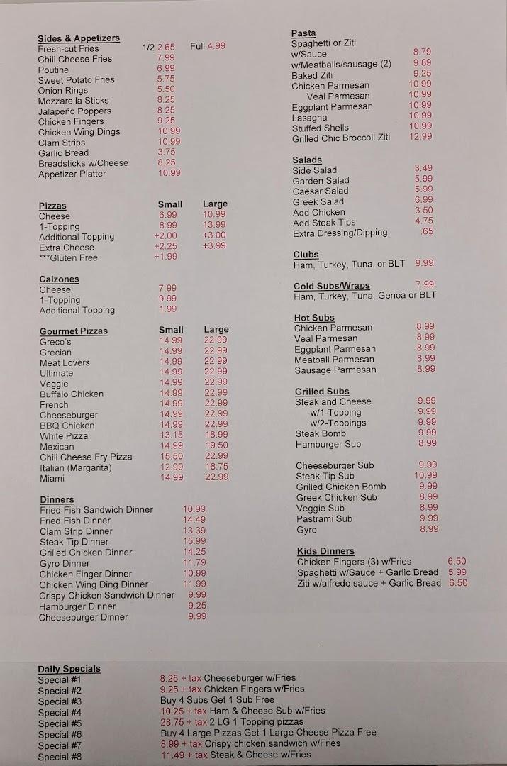 Greco's Pizzeria